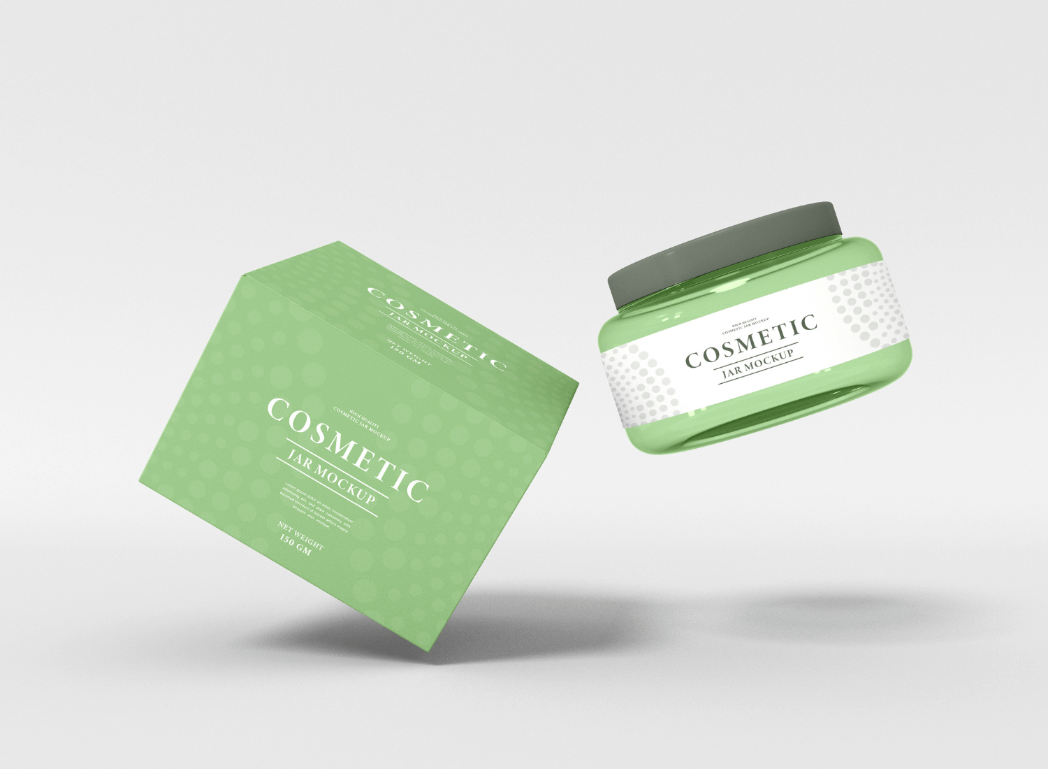 Print Paper Packaging For Cosmetic Jar